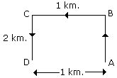 aaron was riding his bike he rode 50 meters|A boy rode his bicycle Northward, then turned left and rode 1 km .